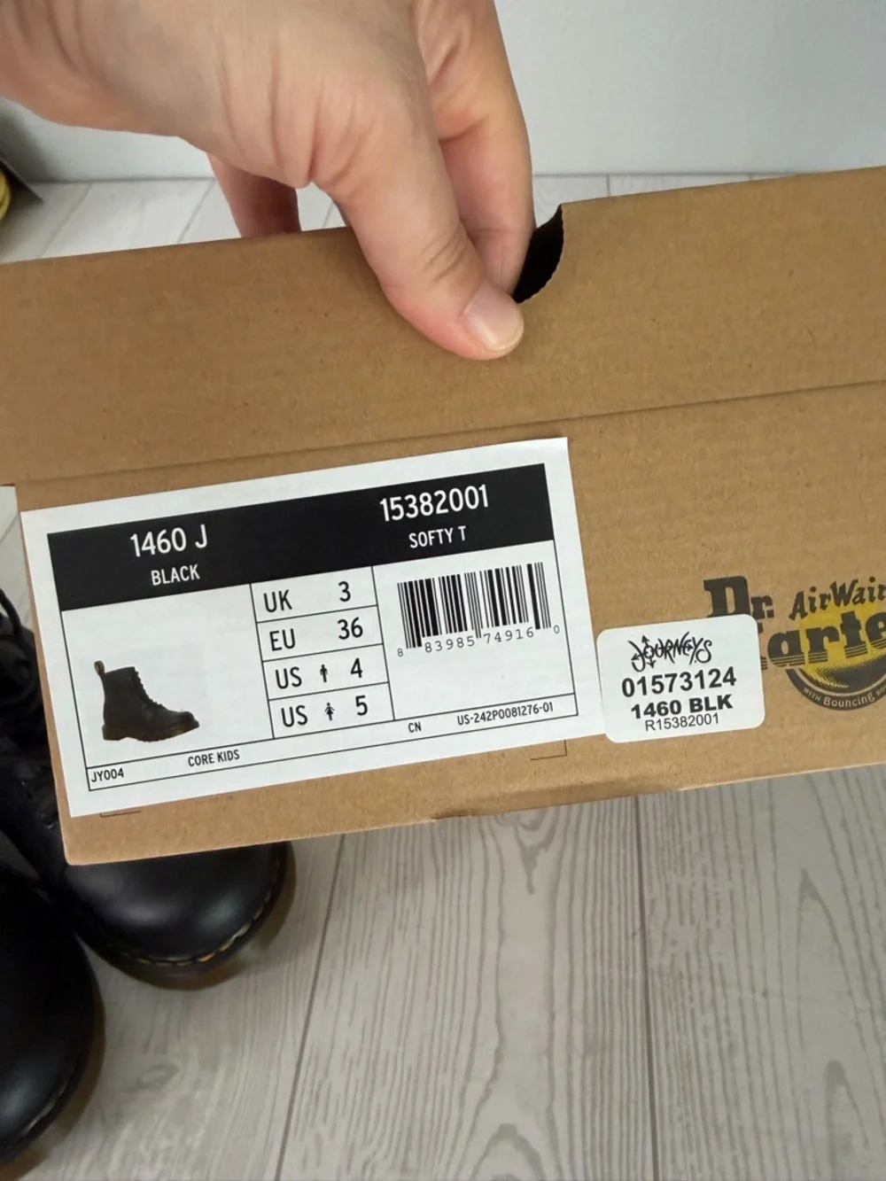Dr. Martens Black Softy T Lace Up Boots